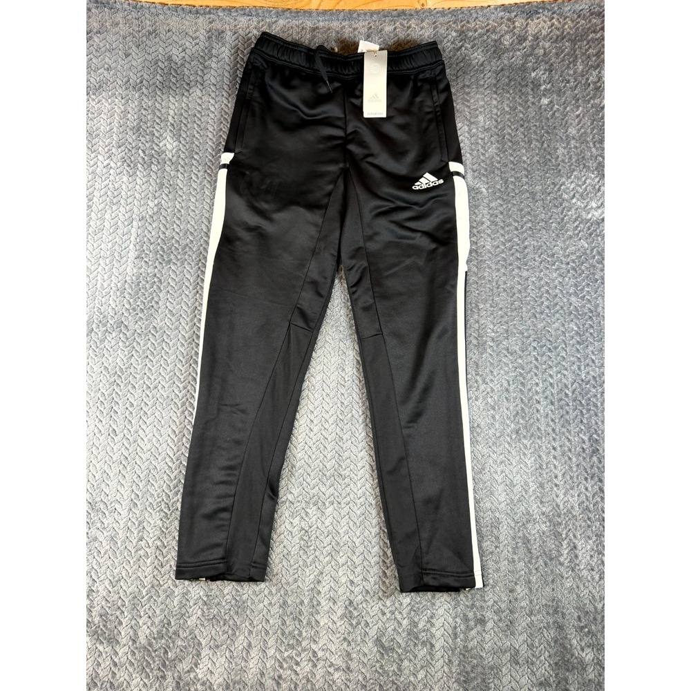Adidas Condivo 22 Track Pants Youth Large Black Drawstring Waist Sports Training